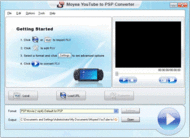 Moyea YouTube to PSP Converter screenshot